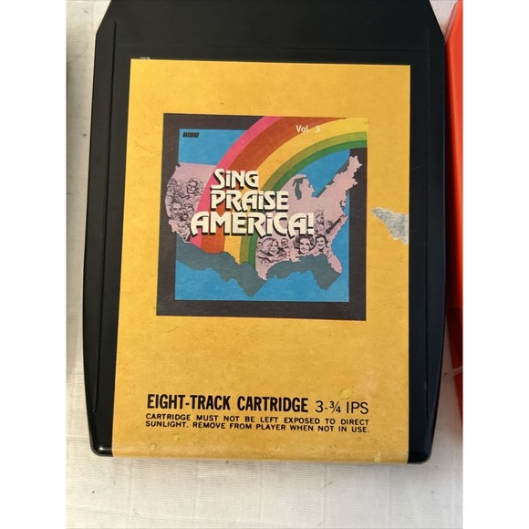 8 TRACK TAPES Mixed Music Lot Of 3 Boston Pops Strauss Pat Boone Praise America - Picture 2 of 6
